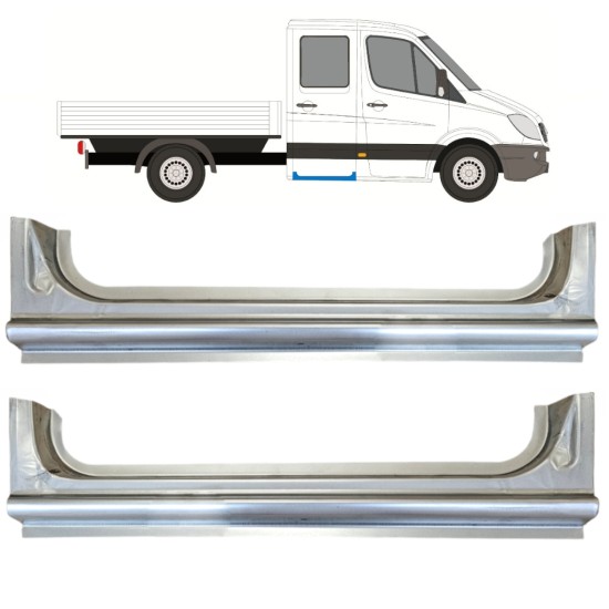 Bagerste reparationsdørpanel til Mercedes Sprinter 2006-2018 / Venstre+Højre / Sæt 15068 Bagerste reparationsdørpanel til Mercedes Sprinter 2006-2018 / Venstre+Højre / Sæt 15068
