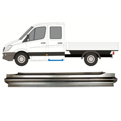 Bagerste reparationsdørpanel til Mercedes Sprinter 2006-2018 / Venstre / Dobbeltkabine 14567