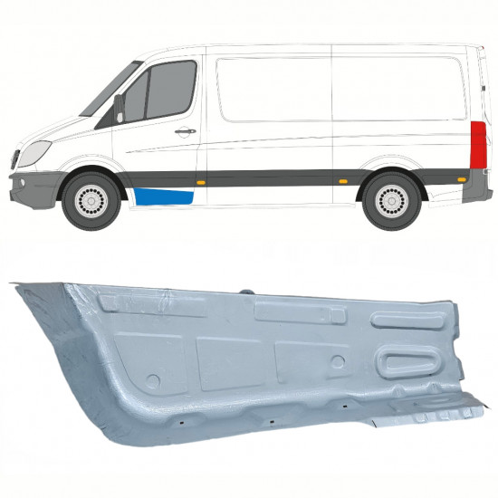 Dørtrin panel til Mercedes Sprinter 2006 - / Venstre 10207