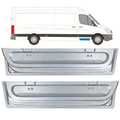 Reparationsplade dør foran indre til Mercedes Sprinter 2006-2018 / Venstre+Højre / Sæt 17055