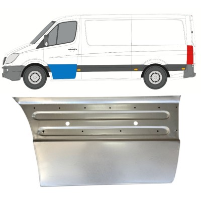 Reparationsplade dør foran til Mercedes Sprinter 2006-2018 / Venstre 14726