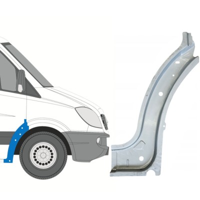 Indre reparationsplade til forreste hjulkasse til Mercedes Sprinter 2006-2018 / Højre 14722