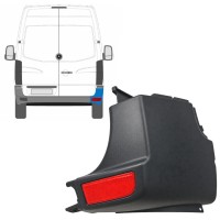 Bageste stødfangerhjørne med reflekslampe til Mercedes Sprinter 2006-2018 / Højre / Sæt 9724