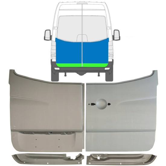Reparationsplade til bagdør til Mercedes Sprinter 2006-2018 / Sæt 10517