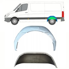 Bag hjulkasse indvendig reparationsplade til Mercedes Sprinter 2006-2018 / Venstre / Sæt 11968