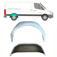 Bag hjulkasse indvendig reparationsplade til Mercedes Sprinter 2006-2018 / Højre / Sæt 11967