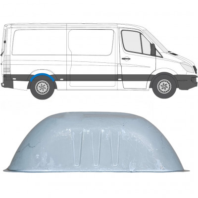 Bagerste hjulkasse til Mercedes Sprinter 2006- / Venstre = Højre (symmetrisk) 6790