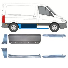 Reparationspanel sæt til Mercedes Sprinter 2006-2018 / Venstre+Højre / 15589