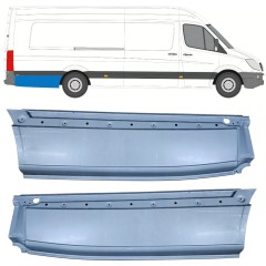 Bagskærm reparationspanel til Mercedes Sprinter 2006-2018 / Venstre+Højre / Sæt 12648