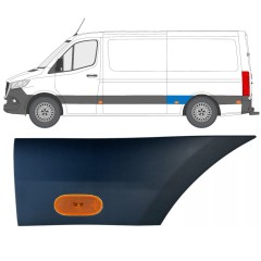 Stødliste til bagskærm med lampe til Mercedes Sprinter 2018- / Venstre / Sæt 16653