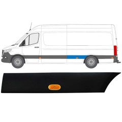 Stødliste til bagskærm med lampe til Mercedes Sprinter 2018- / Venstre / Sæt 12965