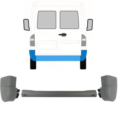 Bagkofanger til Mercedes Sprinter 1995-2006 / Sæt 9718