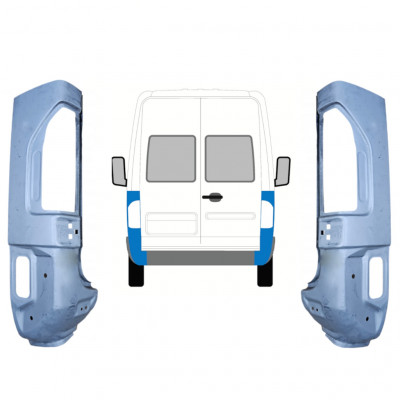 Reparationspanel til bageste hjørne til Mercedes Sprinter 1995-2005 / Venstre+Højre / Sæt 10486