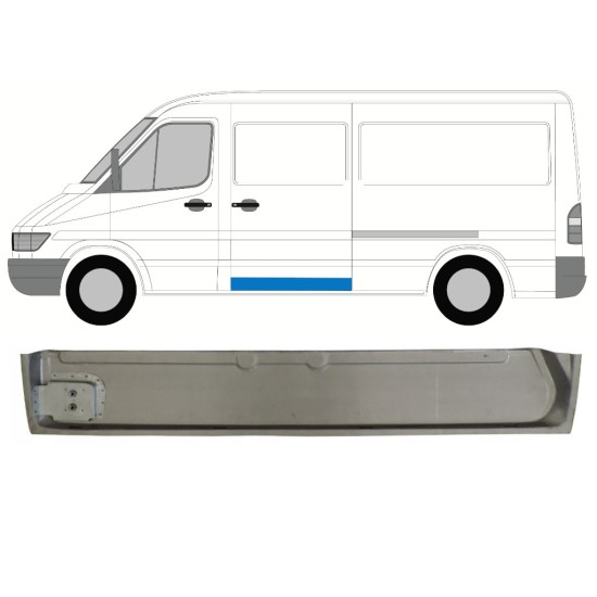 Reparationspanel til skydedør indvendig til Mercedes Sprinter 1995-2006 / Venstre 17295