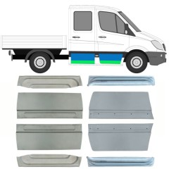 Reparationspanel til dør til Mercedes Sprinter 2006-2018 / Sæt 10474