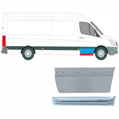 Reparationsplade dør foran indre og ydre til Mercedes Sprinter 2006-2018 / Højre / Sæt 9623