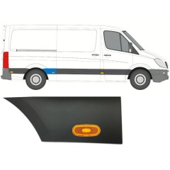 Stødliste til bagskærm med lampe til Mercedes Sprinter 2006-2018 / Højre / Sæt 10017