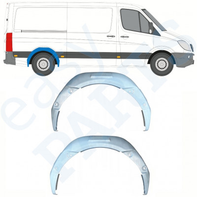 MERCEDES SPRINTER 2006- REPARATIONSDEL TIL HJULKASSE INDVENDIG / SÆT