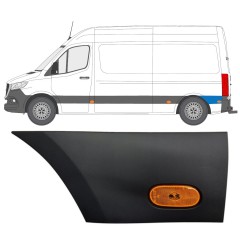 Stødliste til bagskærm med lampe til Mercedes Sprinter 2018- / Venstre / Sæt 12967