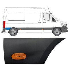 Stødliste til bagskærm med lampe til Mercedes Sprinter 2018- / Højre / Sæt 12966