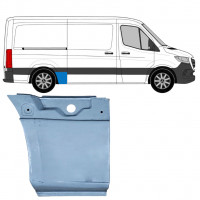 Bagskærm reparationspanel til Mercedes Sprinter 2018- / SWB / MWB / Standard / Højre 8189