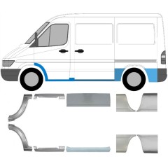 Reparationspanel sæt til Mercedes Sprinter 1995-2006 / Venstre+Højre / 6748