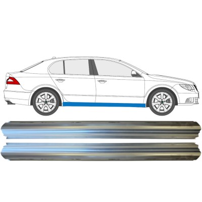 Dørpanel reparationsplade til Skoda Superb 2008-2015 / Venstre+Højre / Sæt 14777