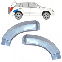 Reparationspanel til bagskærm bageste del til Suzuki Grand Vitara 2005-2012 / Venstre+Højre / Sæt 9888