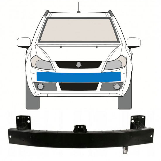 FIAT SEDICI SUZUKI SX4 2006-2013 KOFANGER FORSTÆRKNING / BJÆLKE