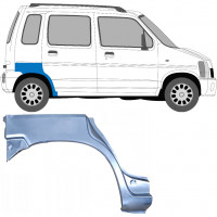 Bagskærm reparationspanel til Suzuki Wagon R+ 1993-2000 / Højre 7037