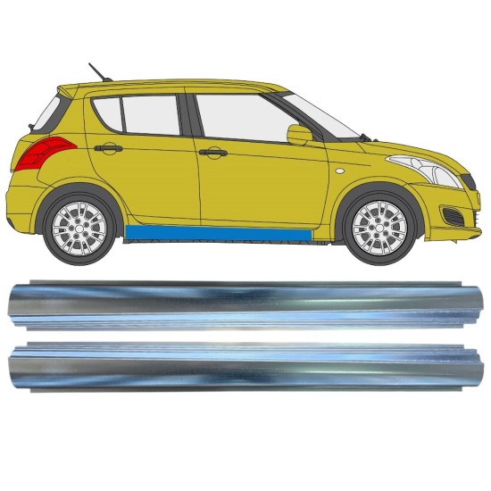 Dørpanel reparationsplade til Suzuki Swift 2010-2017 / Venstre+Højre / Sæt 16369