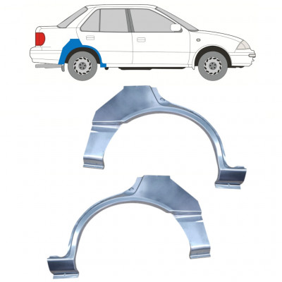 Bagskærm reparationspanel til Suzuki Swift 1988-2004 / Venstre / Højre / Venstre / Højre / SEDAN 12769