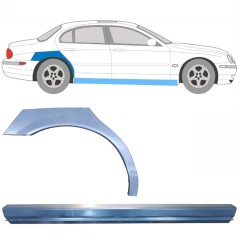 Dørpanel og bagskærm reparationspanel til Jaguar S-Type CCX 1999-2007 / Højre / Sæt 12623