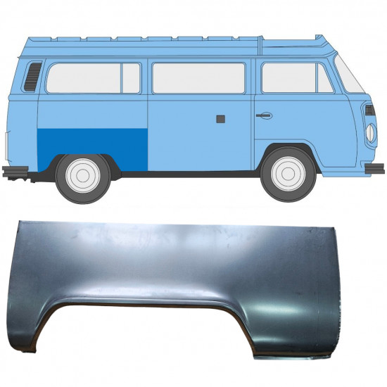 VW T2 1967-1979 REPARATIONSDEL TIL BAGSKÆRM / HØJRE