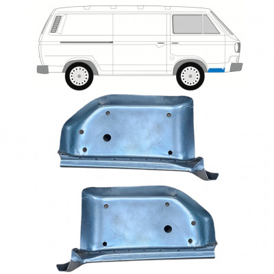 Dørtrin panel til VW Transporter T3 1979-1992 / Venstre+Højre / Sæt 9781