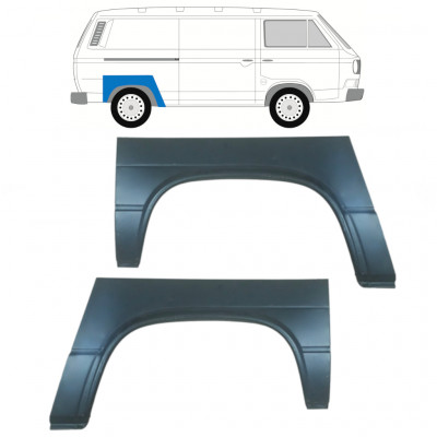 Bagskærm reparationspanel til VW Transporter T3 1979-1992 / Venstre+Højre / Sæt 9779