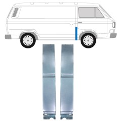 Reparationsplade til stolpe til Volkswagen Transporter T3 1979-1992 / Venstre+Højre / Sæt 11627
