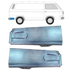 Bagskærm reparationspanel til Volkswagen Transporter T3 1979-1992 / Venstre+Højre / Sæt 11633