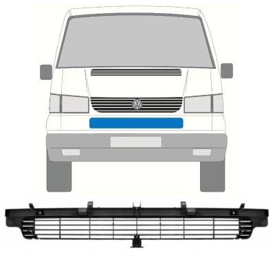 Nedre grill til Volkswagen Transporter T4 1996-2003 16237