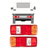 Baglygte til Volkswagen Transporter T4 1990-2003 / Venstre+Højre / Sæt 9756