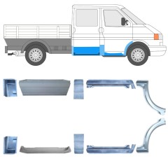 Reparationspanel sæt til Volkswagen Transporter T4 1990-2003 / Venstre+Højre / 16914