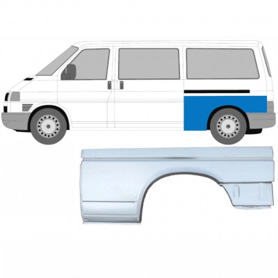 Bagskærm reparationspanel til VW Transporter T4 1990-2003 / LWB / Venstre 7149