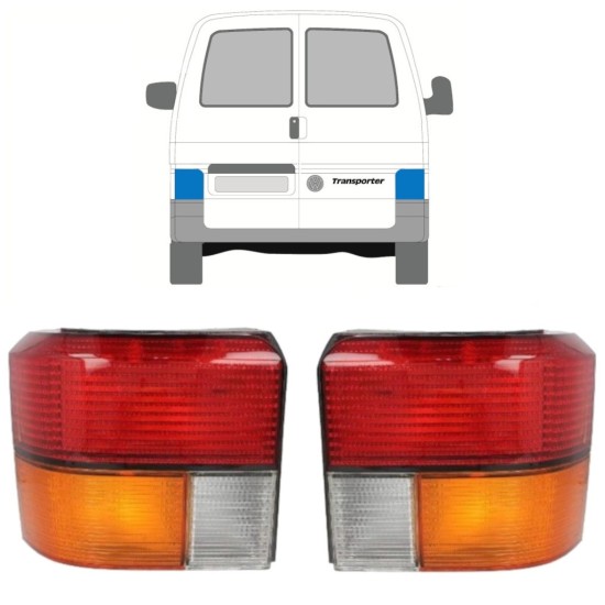Baglygte til Volkswagen Transporter T4 1990-2003 / Venstre+Højre / Sæt 9769