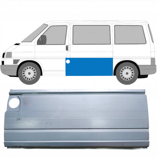 VW T4 1990-2003 HØJ SIDE STIKNING MONTERINGSDELE / VENSTRE