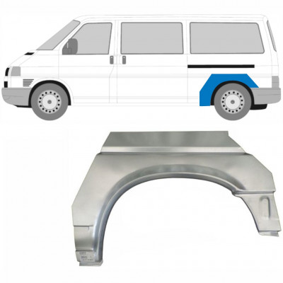 VW T4 1990-2003 LANG AKSELAFSTAND BAGSKÆRM PANEL / VENSTRE