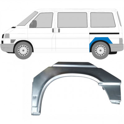 VW T4 1990-2003 KORT AKSELAFSTAND BAGSKÆRM PANEL / VENSTRE