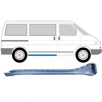 Reparationspanel til skydedørstærskel indvendig til VW Transporter T4 1990-2003 / LWB / Højre 5363