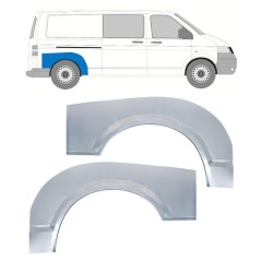 Bagskærm reparationspanel til Volkswagen Transporter T5 2003-2015 / Venstre+Højre / Sæt 16372