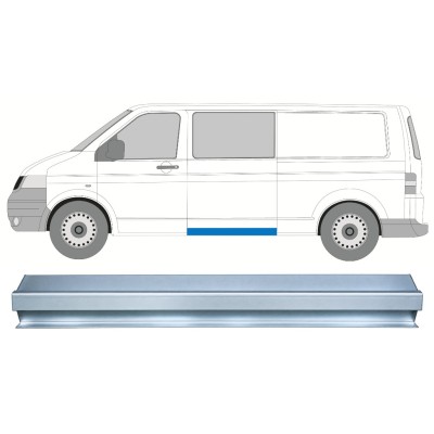 Sideplade udvendig + ydre til Volkswagen Transporter T5 2003-2015 / Venstre 17224