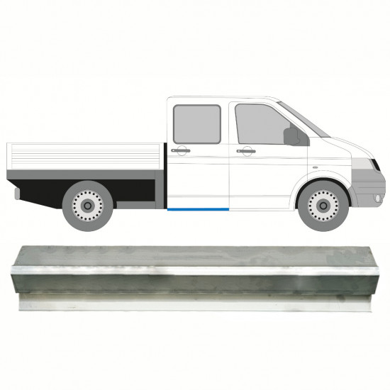 Bagerste reparationsdørpanel til VW Transporter T5 2003-2015 / Venstre = Højre (symmetrisk) 9135